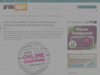 Screenshot des Blogs PreisJaeger.at