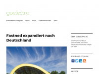 Screenshot des Blogs goelectro.de