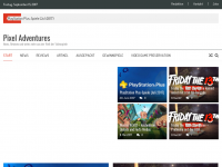 Screenshot des Blogs Pixel Adventures
