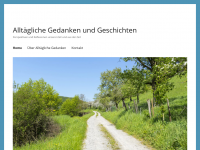 Screenshot des Blogs Alltägliche Gedanken