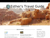 Screenshot des Blogs Esther’s Travel Guide