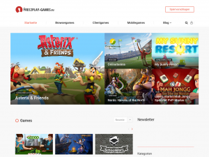 Screenshot des Blogs Free2Play Games