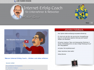 Screenshot des Blogs Arbeit Erfolg Karriere