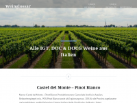 Screenshot des Blogs Das italienische Weinglossar