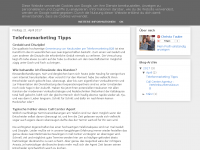 Screenshot des Blogs Telefonmarketing