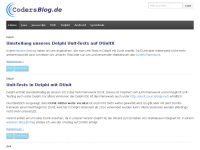 Screenshot des Blogs codersblog.de