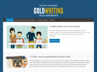 Screenshot des Blogs Gold Writing