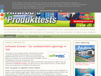 Screenshot des Blogs Produkttests by Andrea