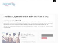 Screenshot des Blogs Linguista Sprachaufenthalte Blog