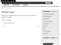 Screenshot des Blogs Blogzine: Kommunikation, Medien, Lebensfreude