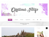 Screenshot des Blogs Christinas Fitlfie