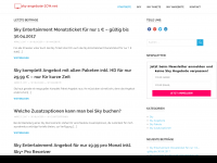 Screenshot des Blogs Sky-Angebote-2014