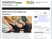 Screenshot des Blogs parkinson-abc