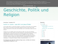 Screenshot des Blogs Dreifalt – der Blog für Geschichte, Politik und Religion