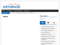 Screenshot des Blogs Was ist eine Arhrose