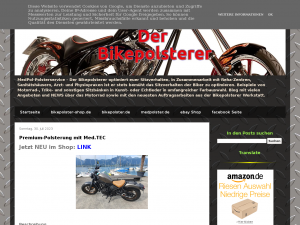 Screenshot des Blogs Der Bikepolsterer