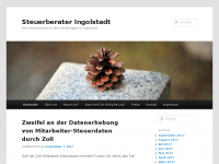 Screenshot des Blogs Steuerberater Ingolstadt