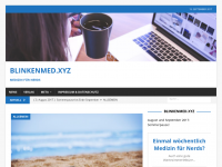 Screenshot des Blogs blinkenmed – Medizin für Nerds