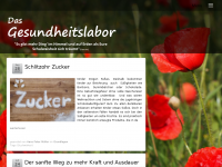 Screenshot des Blogs das-gesundheitslabor