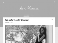 Screenshot des Blogs die Manuuu