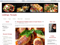 Screenshot des Blogs Lecker & Leichte Rezeptevielfalt