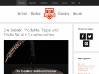 Screenshot des Blogs 10stomps – Top 10 Listen für Outdoor, Survival, Camping und Freizeit