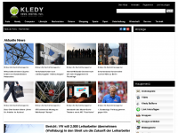 Screenshot des Blogs Kledy.de
