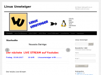 Screenshot des Blogs Linux Umsteiger