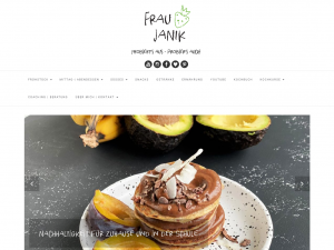 Screenshot des Blogs Frau Janik