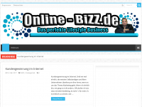 Screenshot des Blogs Online Bizz