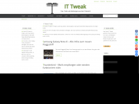 Screenshot des Blogs ittweak