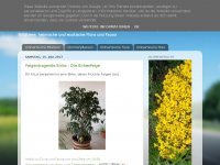 Screenshot des Blogs Natur und Tierwelt