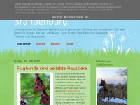 Screenshot des Blogs Infoblog Haustiere Berlin-Brandenburg