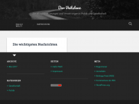 Screenshot des Blogs Der Veitstanz