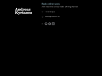 Screenshot des Blogs Andreas Kyriacou über Manches