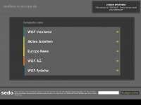 Screenshot des Blogs Restless in Europe