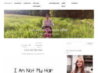 Screenshot des Blogs Ich sehe was du nicht siehst – Leben mit Alopecia