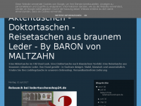 Screenshot des Blogs Stabile Aktentaschen aus robustem Leder