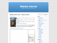 Screenshot des Blogs Mobiles Internet