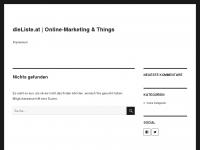 Screenshot des Blogs dieListe Online Marketing Techniken