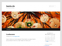Screenshot des Blogs Baxia.de – Das Feng Shui Blog