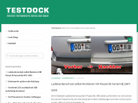 Screenshot des Blogs TESTDOCK