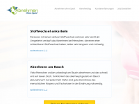 Screenshot des Blogs Die einfache Art abzunehmen!