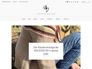 Screenshot des Blogs mynouvelles