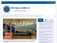 Screenshot des Blogs TSV Halle-Süd e.V. – Sportverein Halle (Saale)