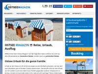 Screenshot des Blogs Ostsee Magazin