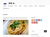 Screenshot des Blogs Die A-Methode – einfach abnehmen