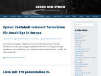 Screenshot des Blogs Gegen den Strom