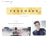 Screenshot des Blogs FESCHAKS.com
