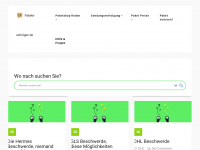 Screenshot des Blogs Pakete-verfolgen.de